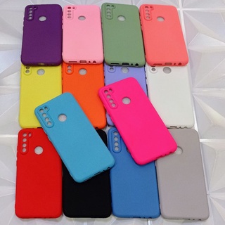 Capa Case Capinha Xiaomi Redmi Note 8 Silicone Basic Fechada Protege Camera Aveludada Silicon