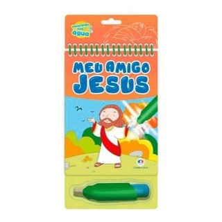 Livro Aquabook Jesus Religioso Pinta Com Água Ciranda Cultural
