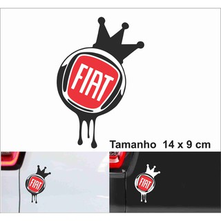 2 und adesivo Fiat p/carros e motos em vinil