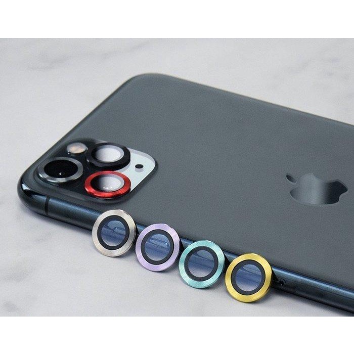 Kit Peliculas de CÂMERA De Vidro Temperado iPhone 13 / 13 MINI / 13 PRO / 13 PRO MAX Protetor De Câmera De Vidro Anelar De Metal (3 pieces pack) em Oferta na Shopee
