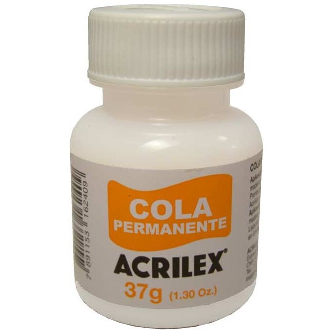 Cola Permanente Acrilex 37g - 1 UNIDADE em Oferta na Shopee