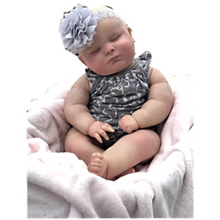 NPK 50CM Corpo Inteiro De Vinil Silicone Reborn Boneca Menina Dormindo Bebê Recém-Nascido Joseph Veias 3D Pele Visível À Prova D