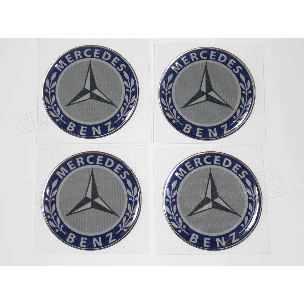 Centro De Roda Mercedes 51mm Resinados Adesivos R500