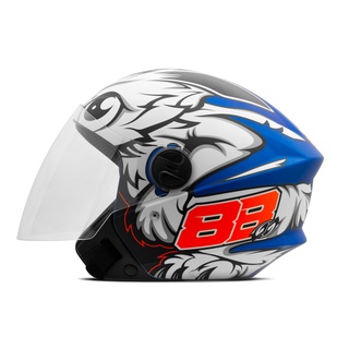 Capacete Aberto Feminino e Masculino New Liberty Three GP 88 Fosco Pro Tork Viseira Movel