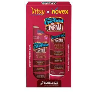 Shampoo e Condicionador Vitay Novex Meus Cachos de Cinema 300ml