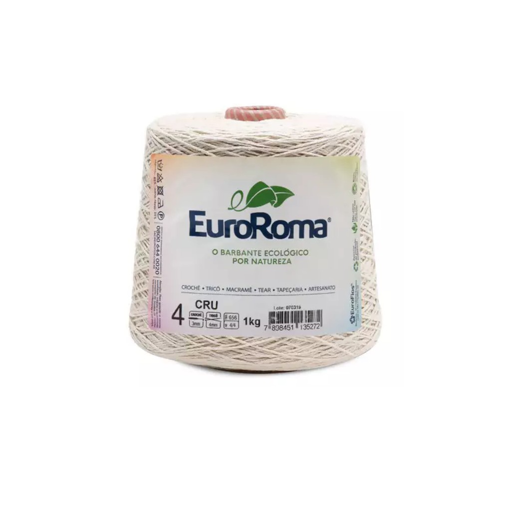 Barbante Euroroma Cru nº4 1Kg