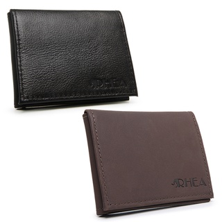 kit com 2 carteira masculina pequena couro em L cnh cartão notas Rhea original RF020 em Oferta na Shopee