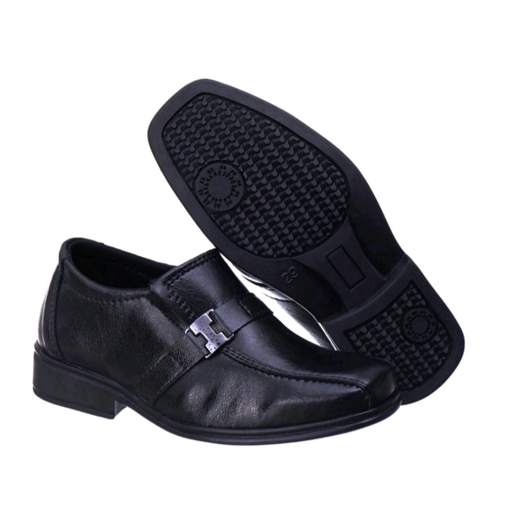 Sapato Formal Social Masculino Infantil Couro do 21 ao 36