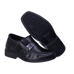 Sapato Formal Social Masculino Infantil Couro do 21 ao 36
