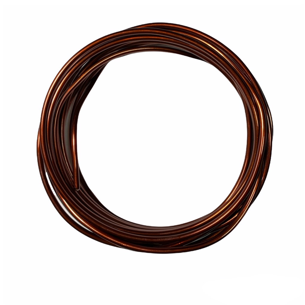 Arame de Alumínio Esmaltado Para Bonsai n°8 3,264mm 50g ESMALTADO orquídeas, dobrar plantas