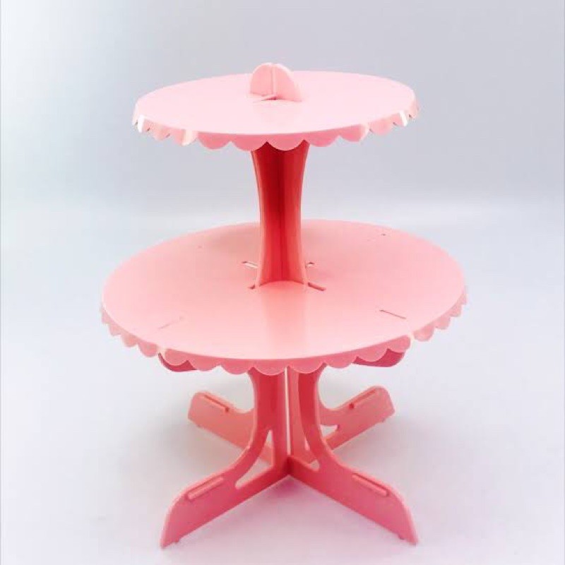 Suporte Para Balas Ou Doces Duplo 22 5cm Rosa Bebe Cha Revelacao Shopee Brasil