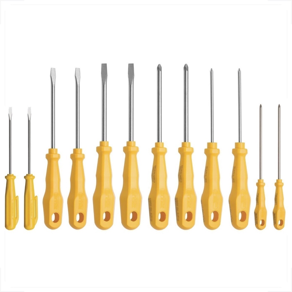 Kit Jogo Chave De Fenda e Phillips Tramontina 12 Peças - Home & Living
