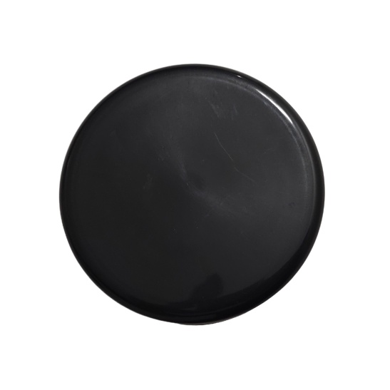 01 Tampa Plástica Cor Preta p/ vidro de Palmito 3 Litros 110mm