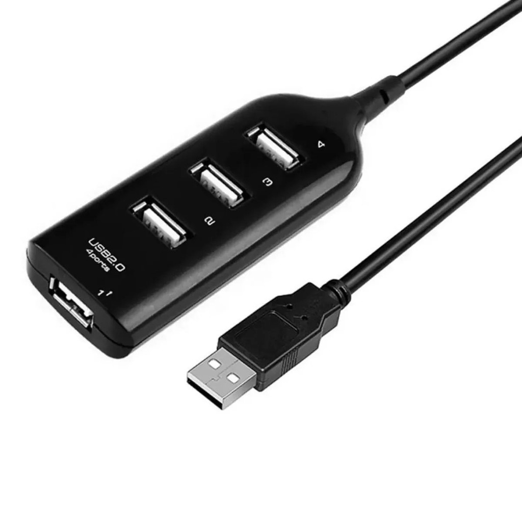 Hub USB 2.0 4 Entradas 480 Mbps PC