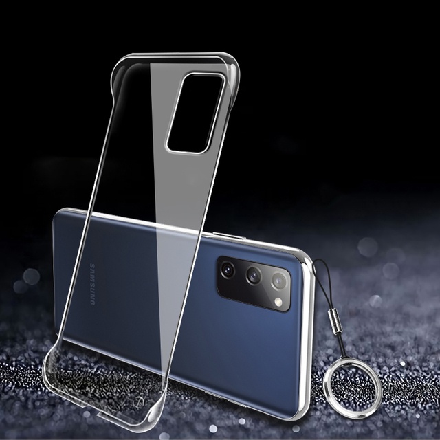 Ultra Fino Sem Moldura Claro PC Caso De Telefone Duro Para Samsung Galaxy S25 S2