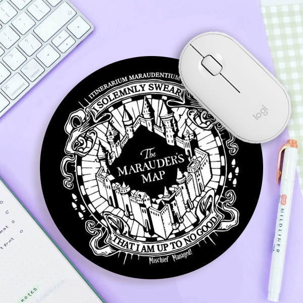 Mouse Pad Hogwarts Harry Potter Mapa em Oferta na Shopee