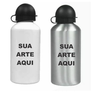 Garrafa Squeeze Alumínio personalizada com sua imagem, Garrafa personalizada com sua arte, garrafa com foto