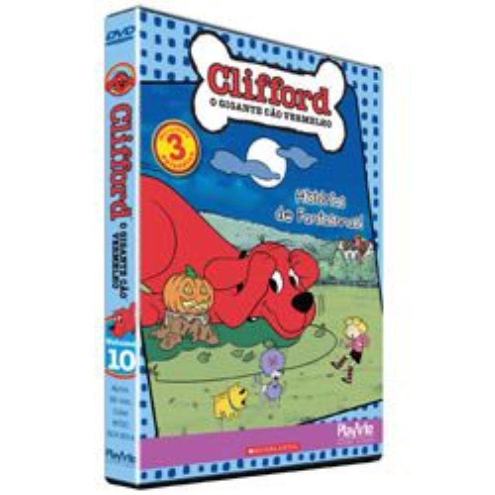 DVD Clifford O Gigante Cão Vermelho Histórias de Fantasmas
