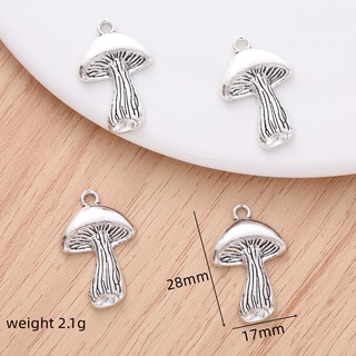10 Pcs Requintado Moda Cogumelo Encantos Do Desenhador Para A Jóia DIY Fazendo Suprimentos Colar De Pingente Brinco Acessórios Das Mulheres