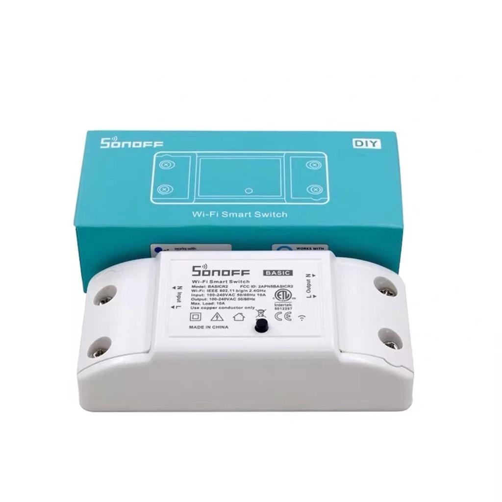Basicr2 10a Smart Wifi Wireless Light Switch Universal Diy Module Shopee Brasil