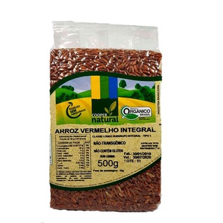 Arroz Vermelho Integral Orgânico CooperNatural 500g