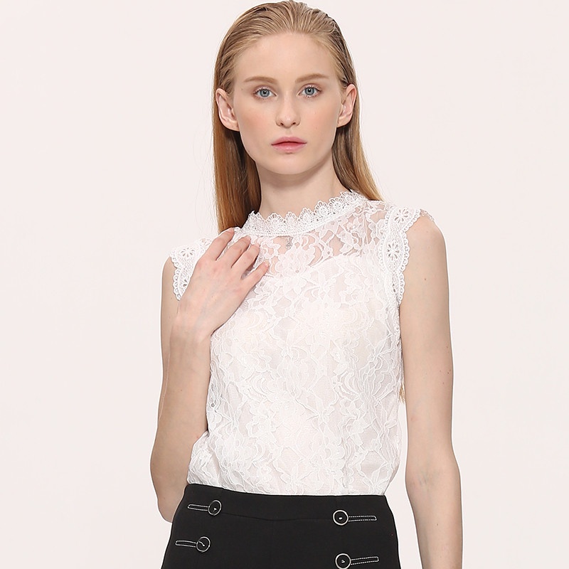 embroidered lace top zara