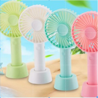 Ventilador Portátil Mini De Mão Mesa Recarregavel Usb Led -G em Oferta na Shopee