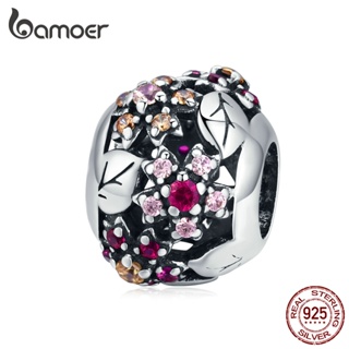 Bamoer Design Retro Sakura Bead Fit For 925 Prata Original Charm Bracelet Diy em Oferta na Shopee