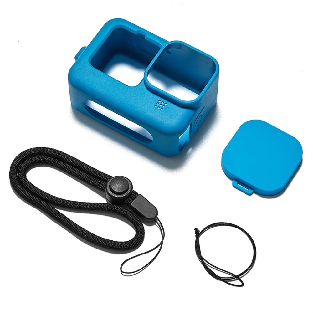 Capa De Silicone Azul GoPro Hero 9/10/11/12/13 Black