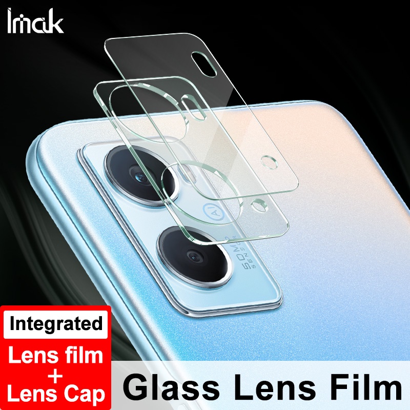 imak HD Glass Proteção Do Filme Da Lente Traseira Câmera + Tampa OPPO A96 4G Versão Externa All-in-One De Vidro Temperado
