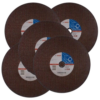Disco de Corte 14 POL x 3,1 MM 2 Telas Furo 1 POL com 5 Peças BOSCH