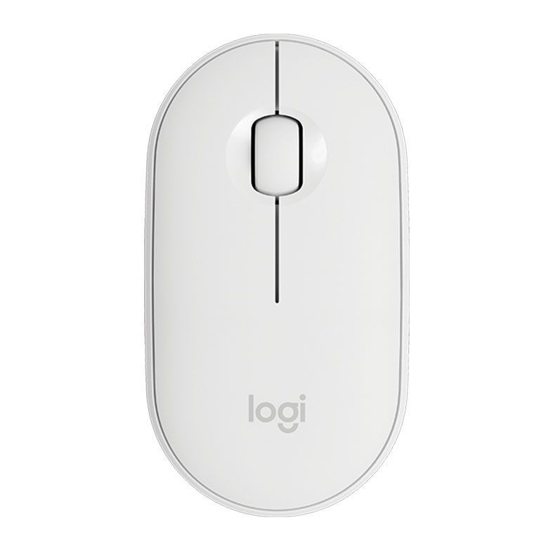 Mouse Logitech Pebble M350 Sem Fio Branco 1000dpi