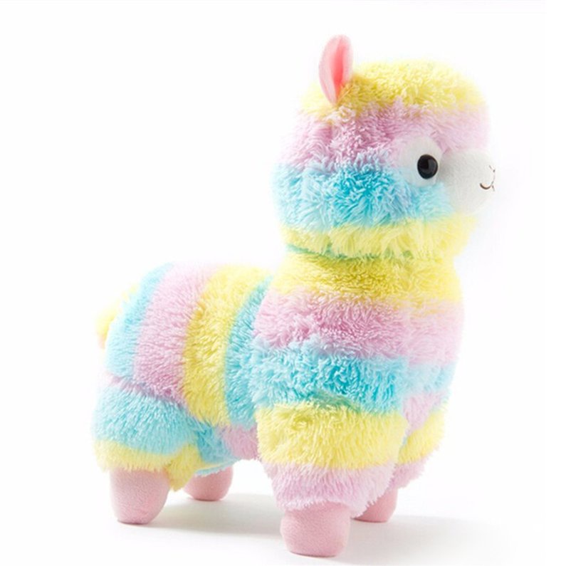 alpaca stuffed animal rainbow