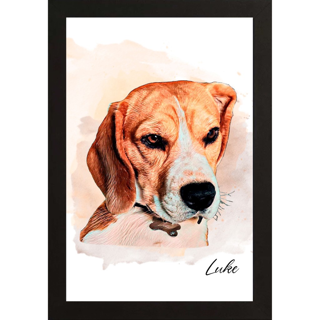 Quadro Decorativo Pet Personalizado Do Seu Cachorro Gato