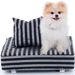 Cama Box Para Cachorro + Travesseiro - Caminha Pet - BF Colchões