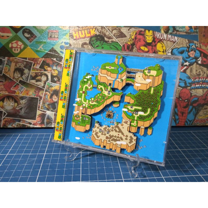 CD diorama - mapa super Mario world
