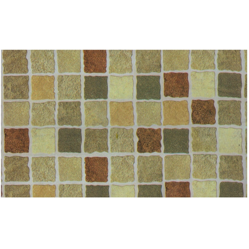 Papel de Parede Autoadesivo Azulejo Pastilha 45 cm x 5 m