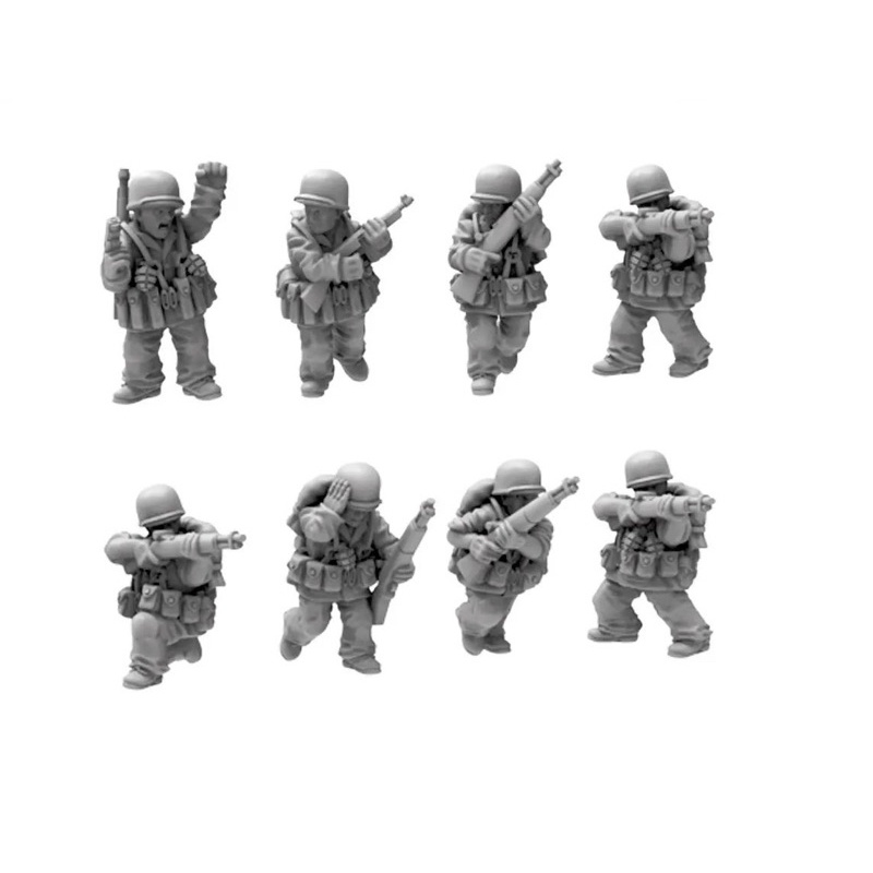 Miniaturas para Wargames United States Marines (USM) Bolt Action Flames of war kONFLIKT 47 RPG boardgame DND