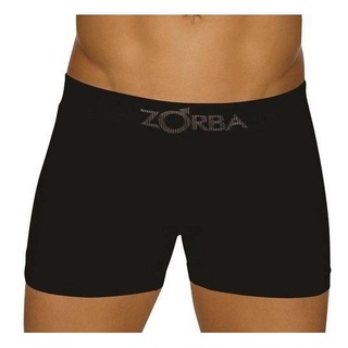Kit 8 Cuecas Boxer Zorba Algodão Preta Sem Costura 781