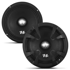Alto Falante 6 Polegadas Hurricane 500w Rms MB-600 Mid Bass 4 Ohms 8 Ohms Bobina Simples Médio Grave Par