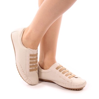 Tenis Feminino Mocatenis Mocassim com Elastico Confortavel