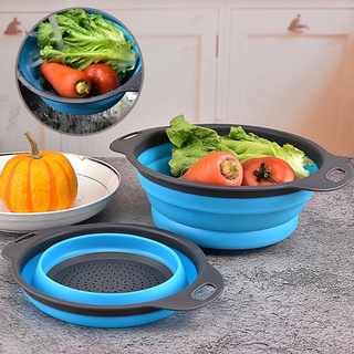 Escorredor Arroz Silicone Retrátil Multiuso Massas Frutas Alimentos Legumes (Escolha a cor)