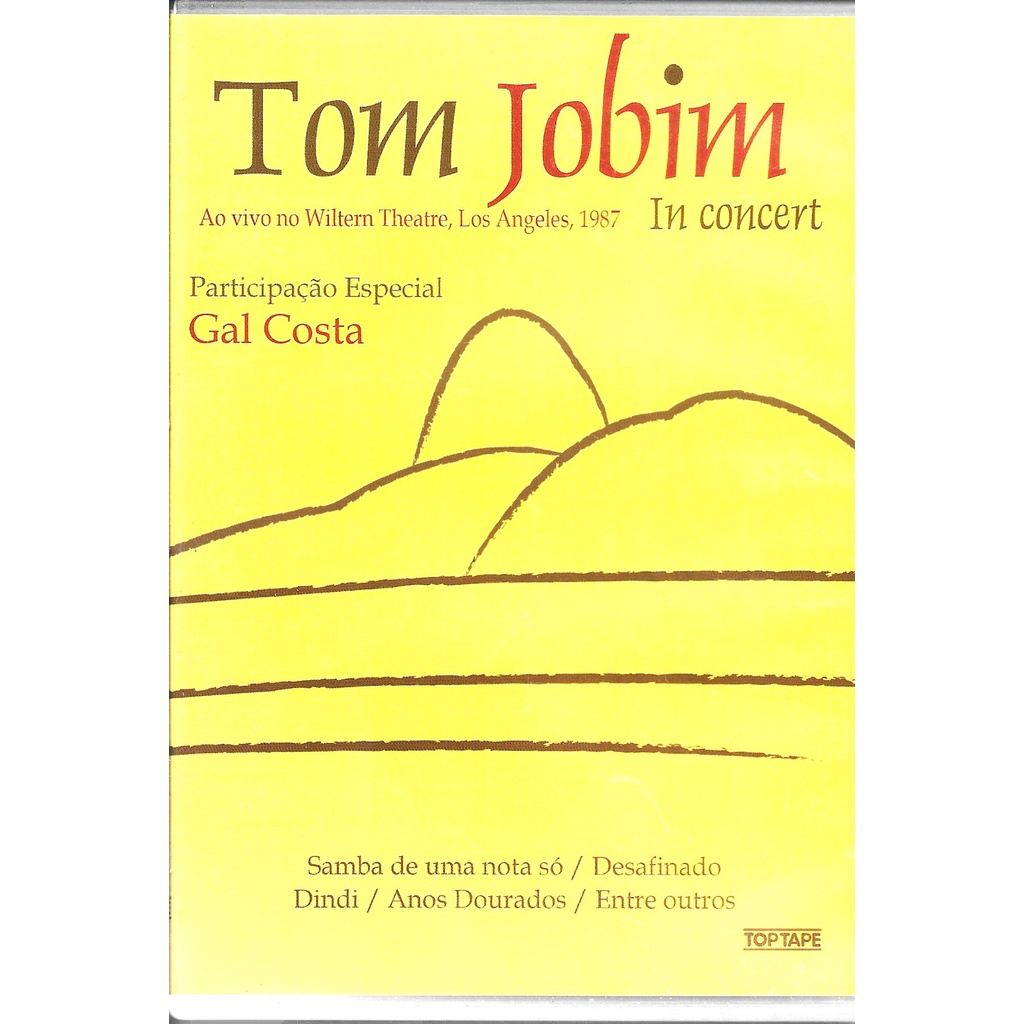 Lote 3 DVDs TOM JOBIM (In Concert), MARISA MONTE (Ao Vivo) e RAY CONNIFF (Ao Vivo no Japão)