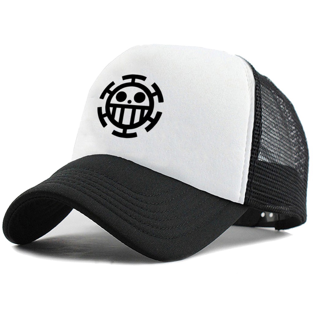 Boné Trucker Telinha Aba Curva Série Manga One Piece em Oferta na Shopee