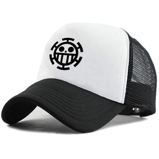 Boné Trucker Telinha Aba Curva Série Manga One Piece em Oferta na Shopee