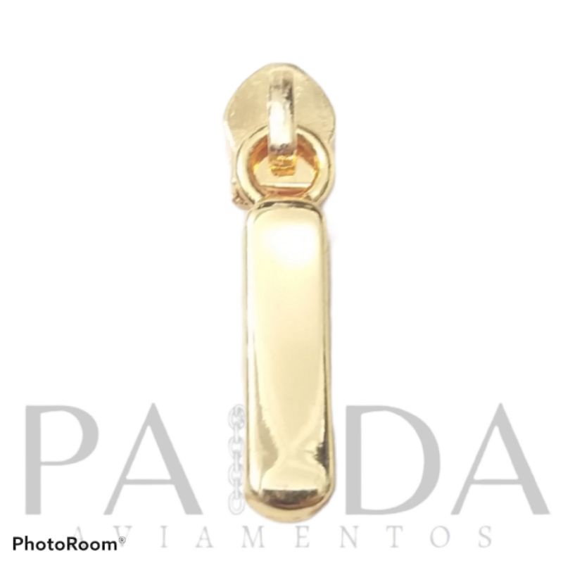 Cursor Para Zíper N °5 - BASTÃO CURVADO OURO - Kit C/ 4 Unidades em Oferta na Shopee