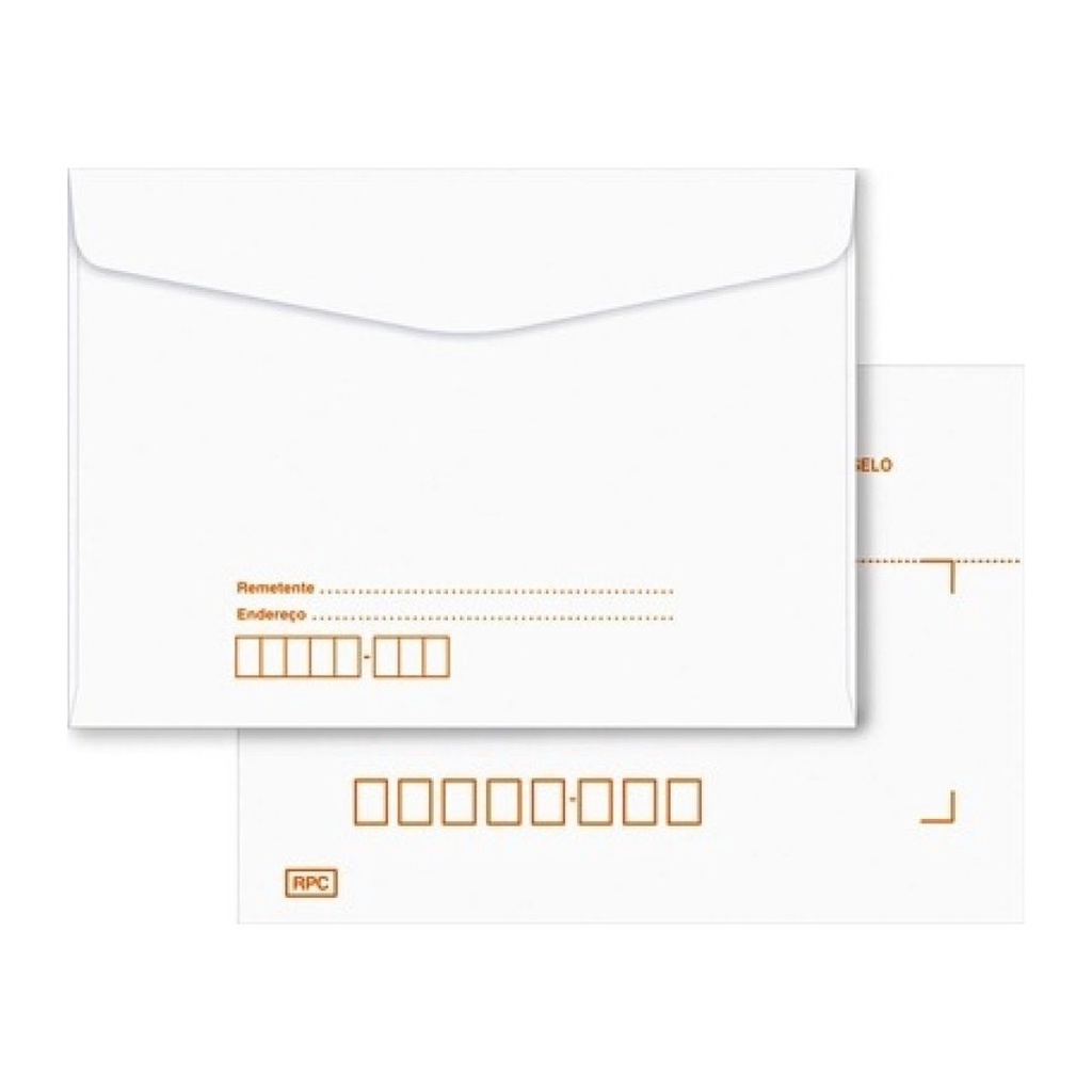 Kit Envelope Branco Ofício com RPC 114x162mm 1 e 10 Unidades - Foroni / Papelaria / Escritório