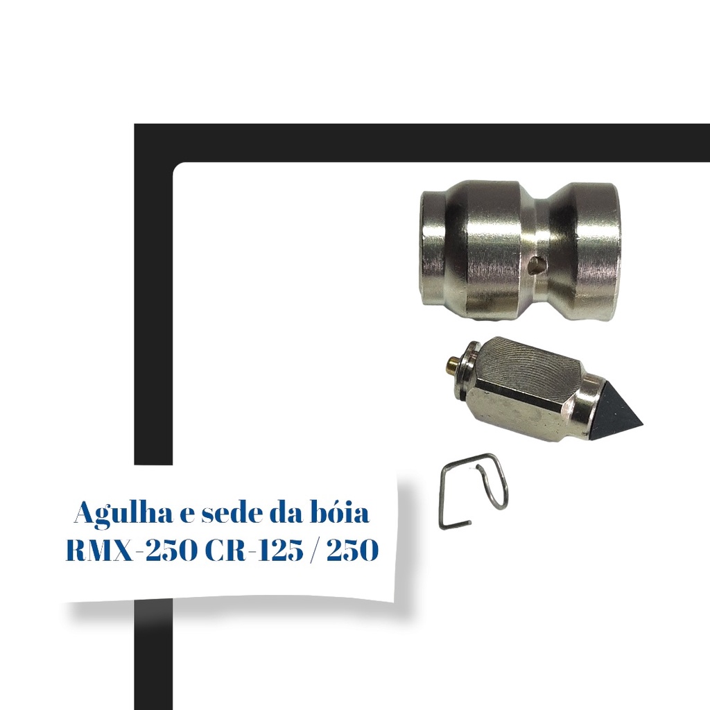 Agulha sede boia Carb RMX-250-CR125-250 Envio Imediato
