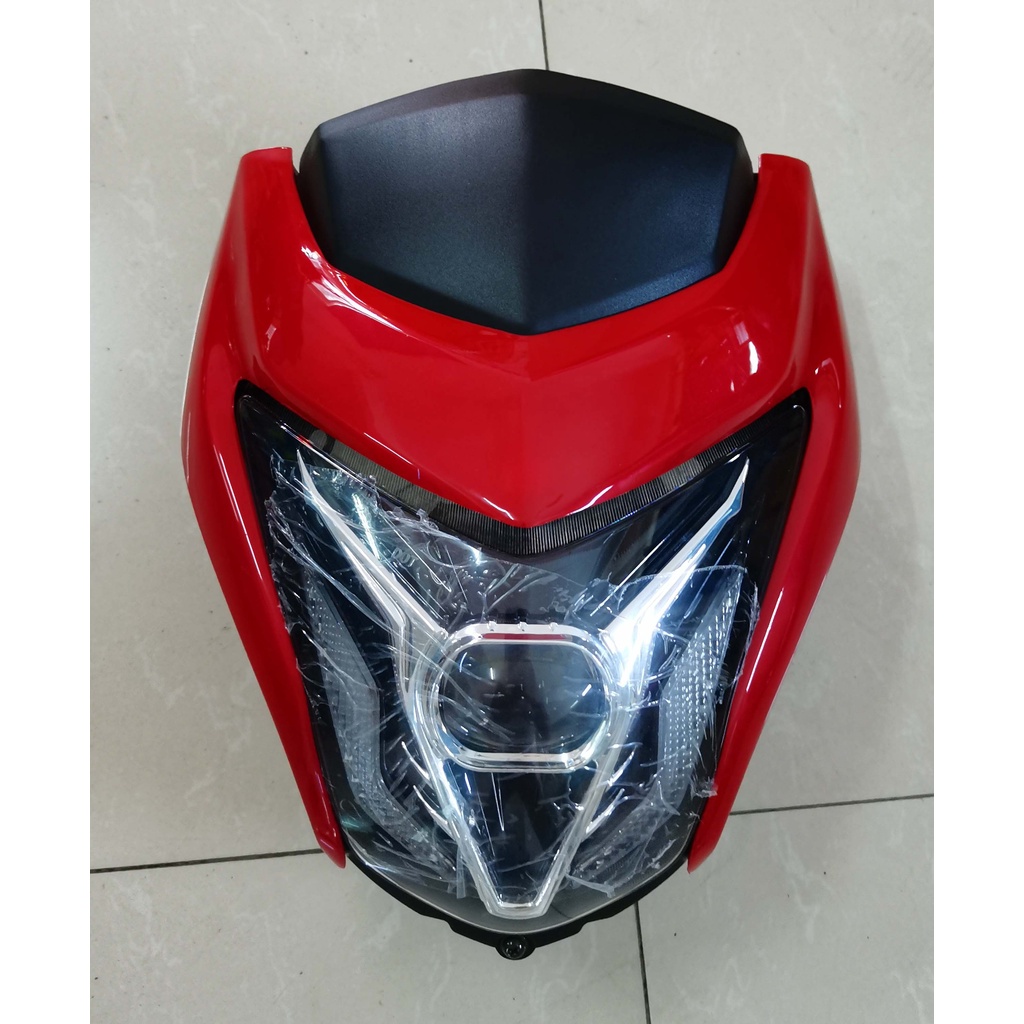 Farol De Motocicleta Com Lente led E Feixe Duplo (acessórios veículos) Honda Bros 150 160