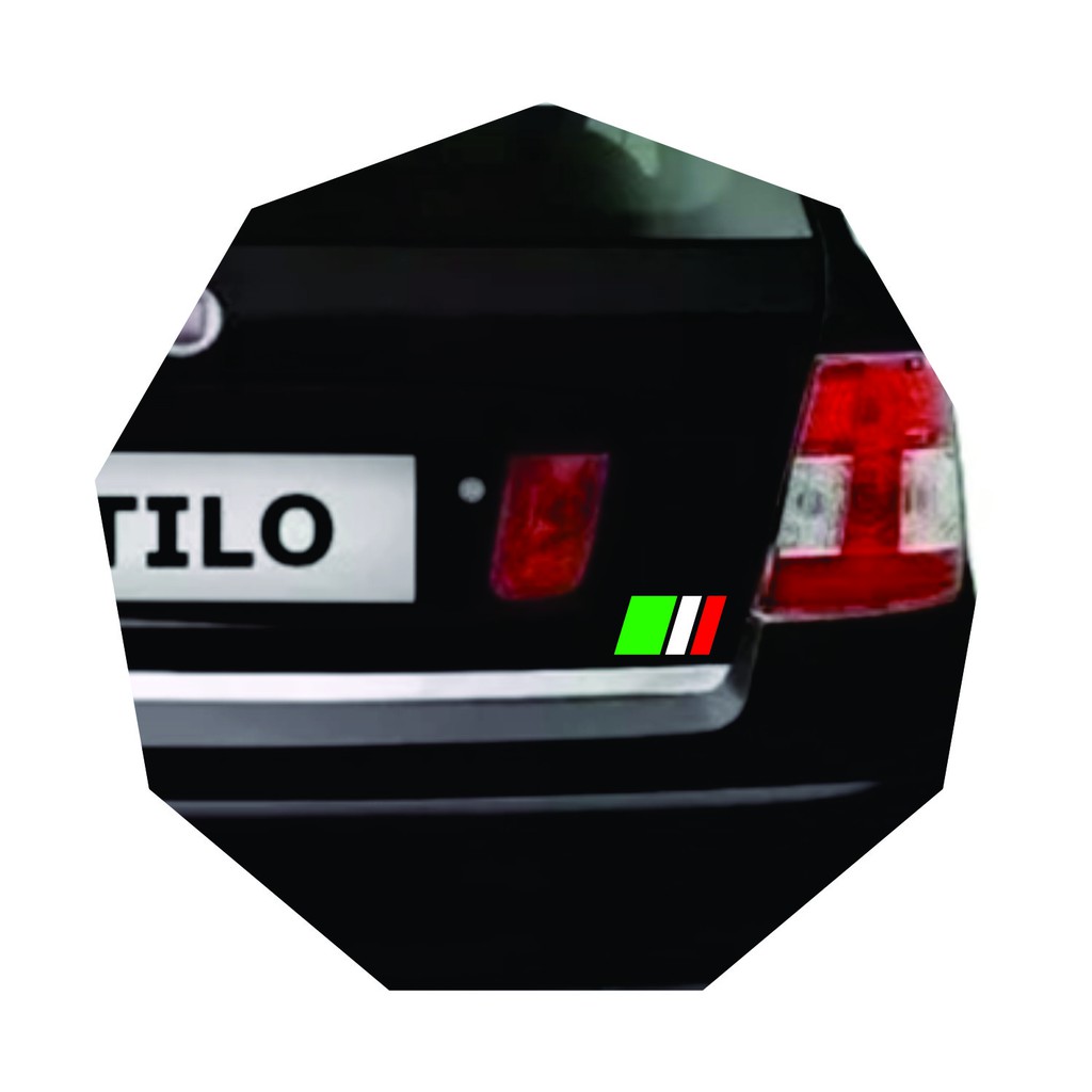Adesivo Bandeira Italia Carro Automotivo Rebaixado Moto